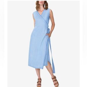 Wrap chambray soft dress by NYDJ